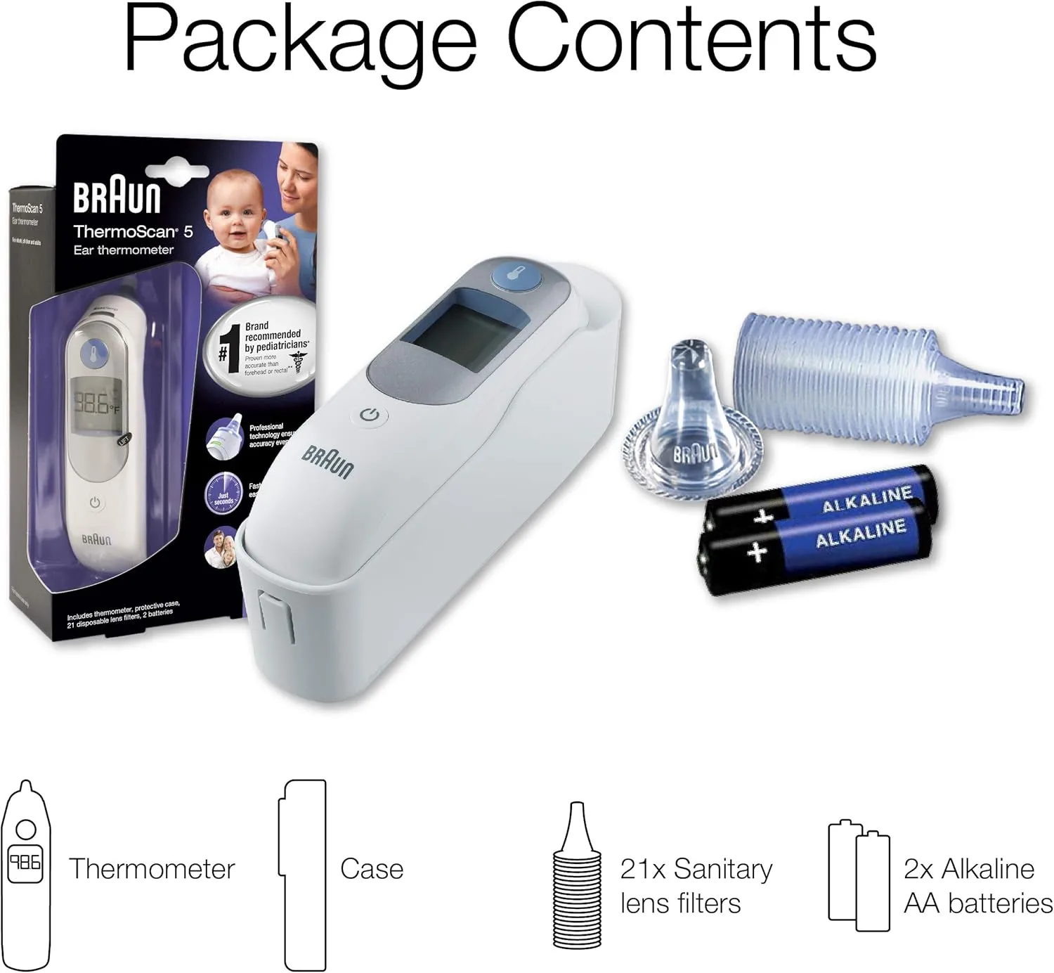 Braun ThermoScan 5 Ear Thermometer - ExacTemp Stability Indicator