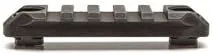 Bravo Company Rail Section Aluminum Picatinny Rail Section, Black, Mlok Compatible, 3"