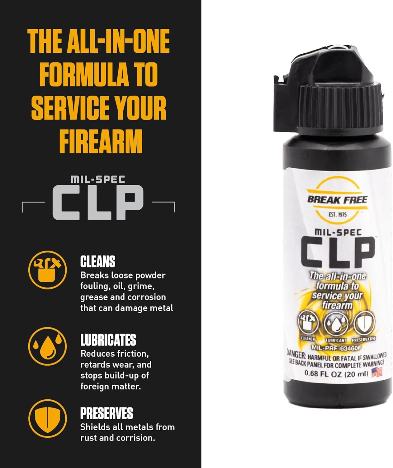 Break Free CLP Cleaner Lubricant & Preservative Gun Cleaner