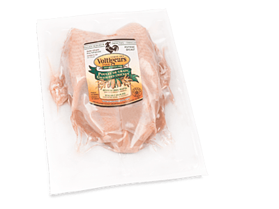 CHICKEN BREAST BACK ATTACHED/ POITRINE AVEC DOS SANS PILON