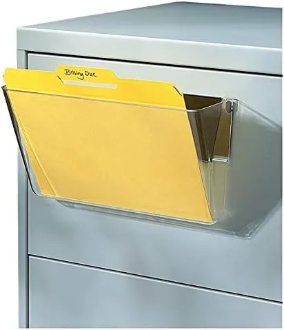 Brenton Studio Magnetic Wall Pocket, Letter Size, Clear, 59759