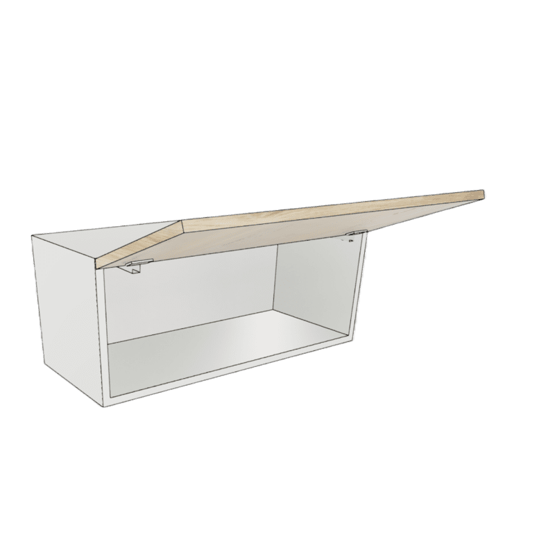 BRIDGE WALL CABINET 1 DOOR FLIP UP