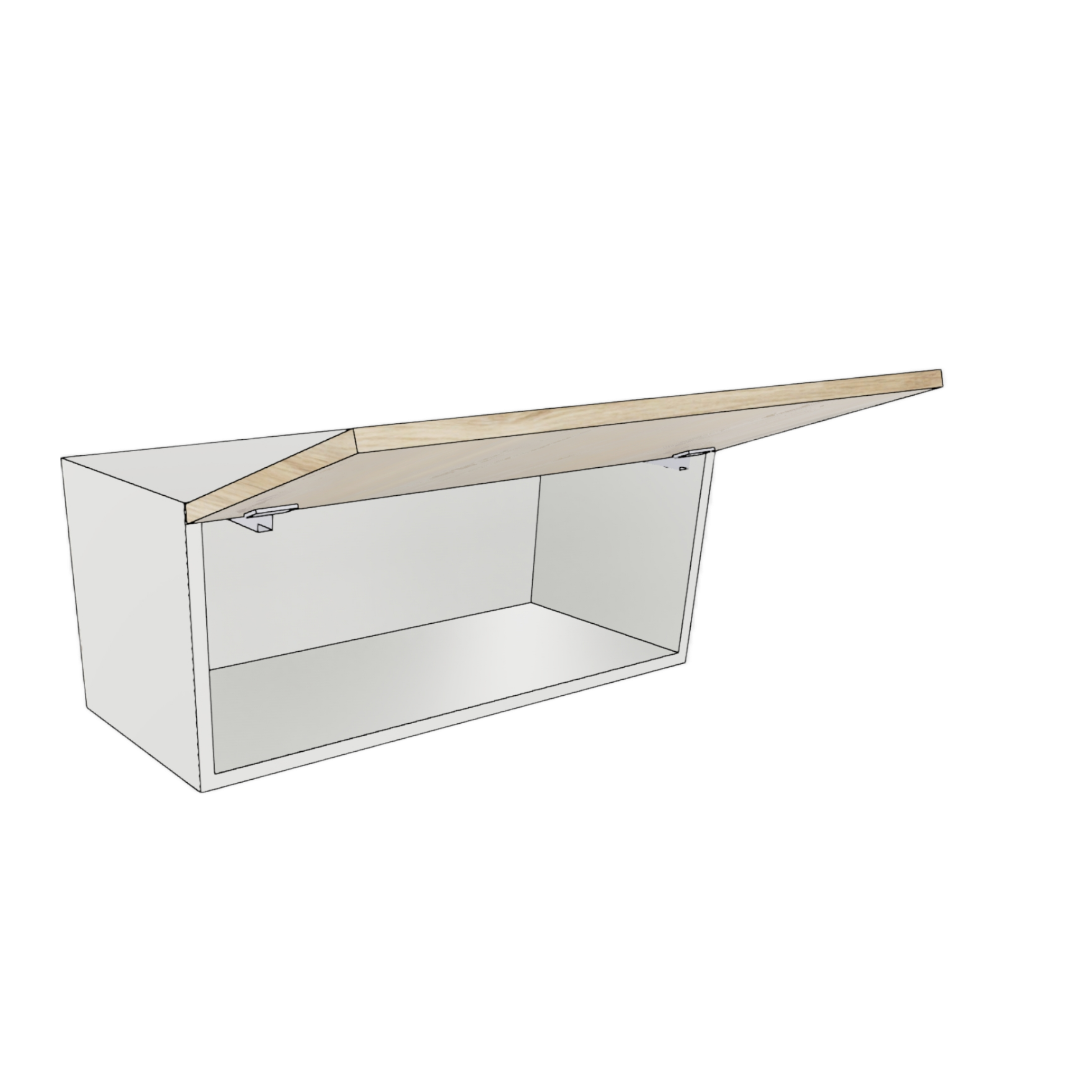 BRIDGE WALL CABINET 1 DOOR FLIP UP CUSTOM