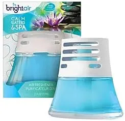 Bright Air Scented Oil Air Fresheners - Calm Waters & Spa, 2.5 oz, Blue, Pack of 6