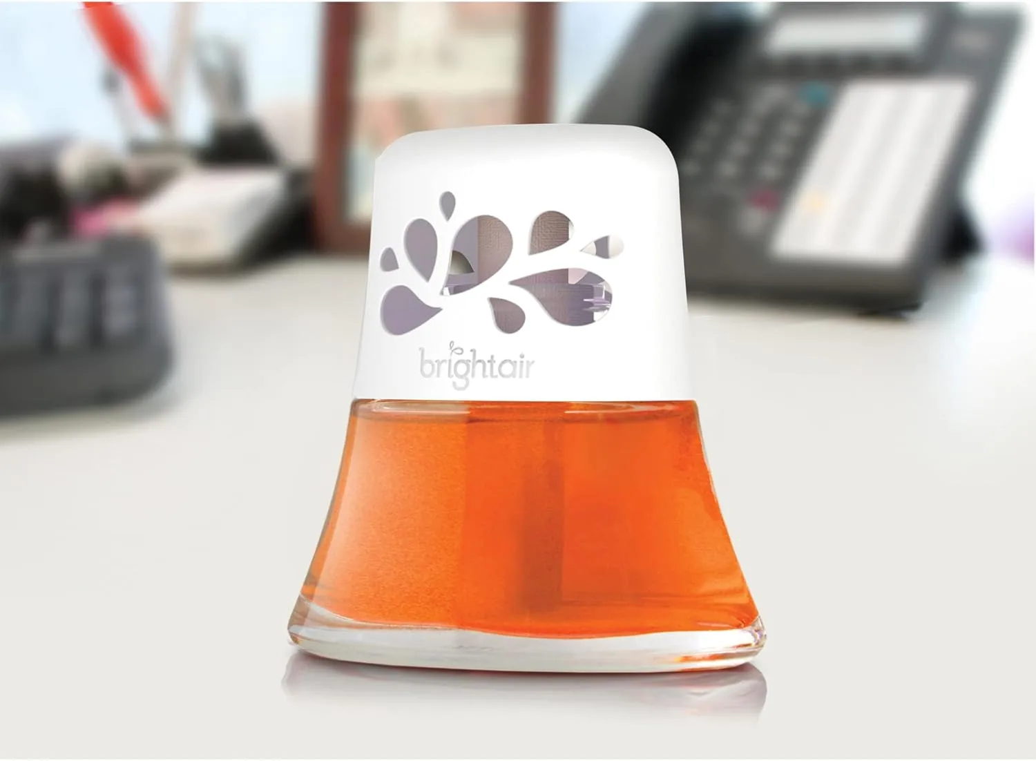 Bright Air Scented Oil Air Freshener and Diffuser, Hawaiian Blossoms and Papaya, 2.5 Ounces, orange (900021)