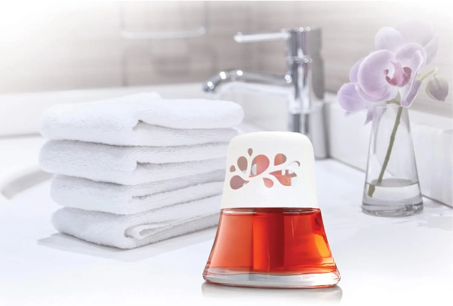 Bright Air Scented Oil Air Freshener and Diffuser, Hawaiian Blossoms and Papaya, 2.5 Ounces, orange (900021)