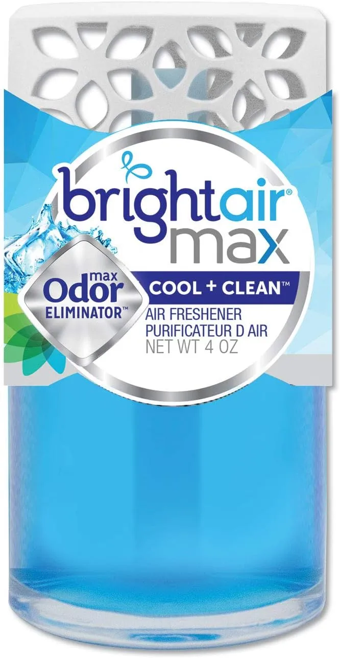 BRIGHT Air Max Scented Oil Air Freshener, Cool And Clean, 4 Oz