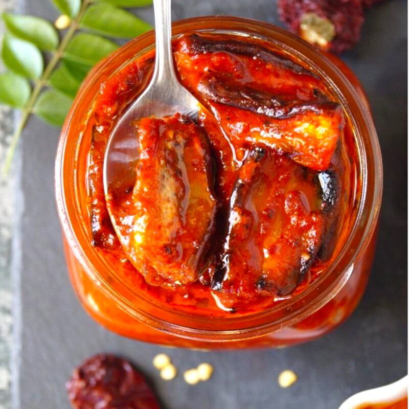 Brinjal Pickle / Eggplant Relish