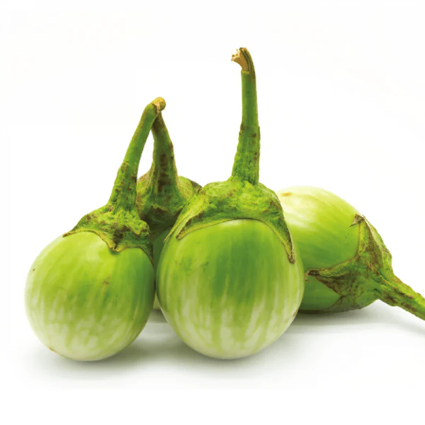 Green Striped Brinjal  | பச்சை வரி கத்தரி