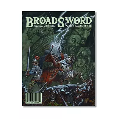 5E - D&D - DMDave - Broadsword Adventures  Issue 1 (Hardcover)