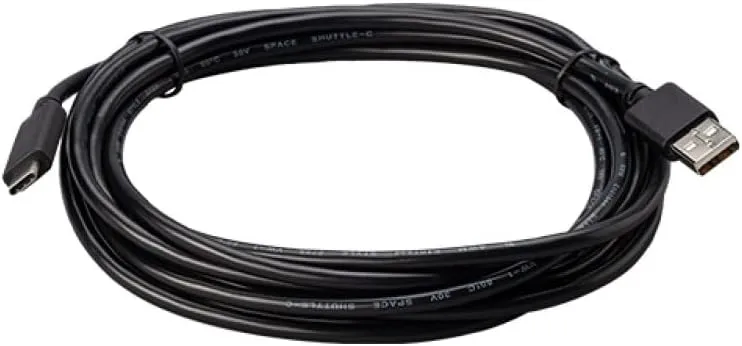 10ft USB Cable Type A to C for Brother RuggedJet 3200 & PocketJet 8 Printers
