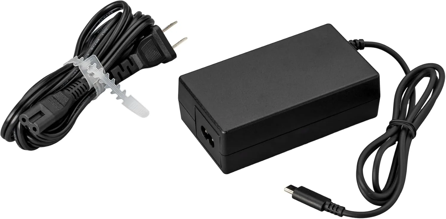 Brother LBX115001 AC/USB Type-C® 65W Fast-Charging Power Supply with AC Cord for PocketJet 8 and RuggedJet 3200