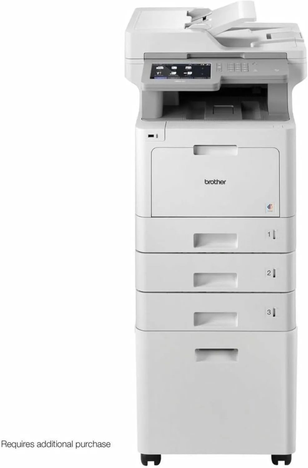 Brother CB-1010 Printer Cabinet/Stand, 15-3/4inH x 16-9/64inW x 19-1/16inD, White