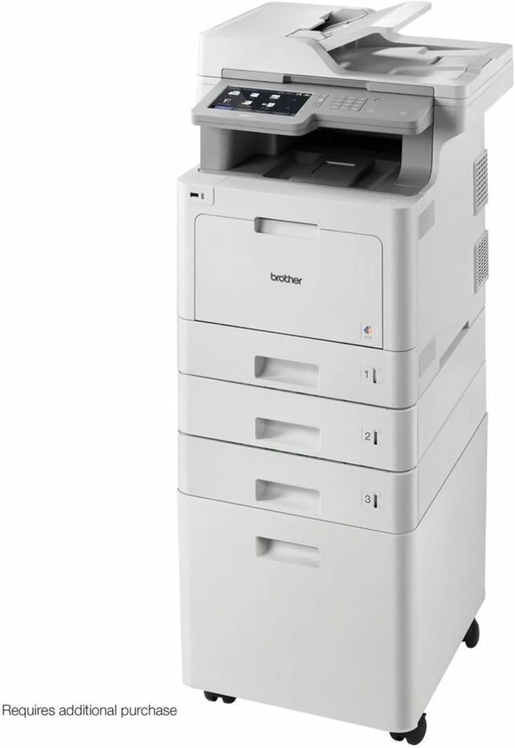 Brother CB-1010 Printer Cabinet/Stand, 15-3/4inH x 16-9/64inW x 19-1/16inD, White