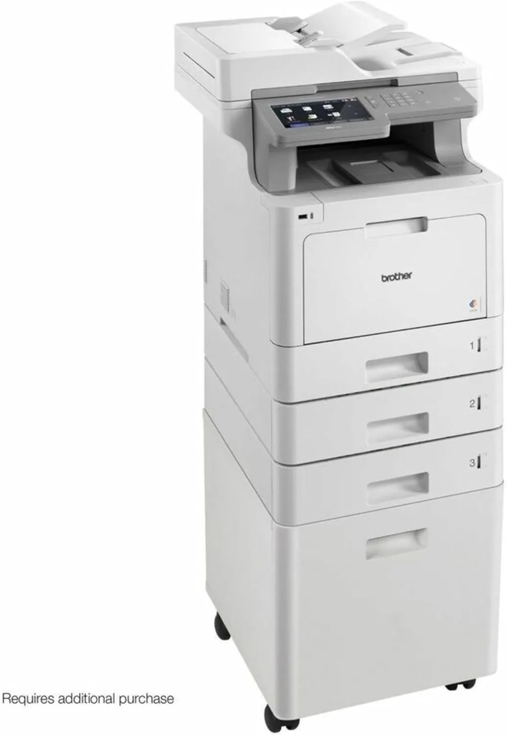 Brother CB-1010 Printer Cabinet/Stand, 15-3/4inH x 16-9/64inW x 19-1/16inD, White