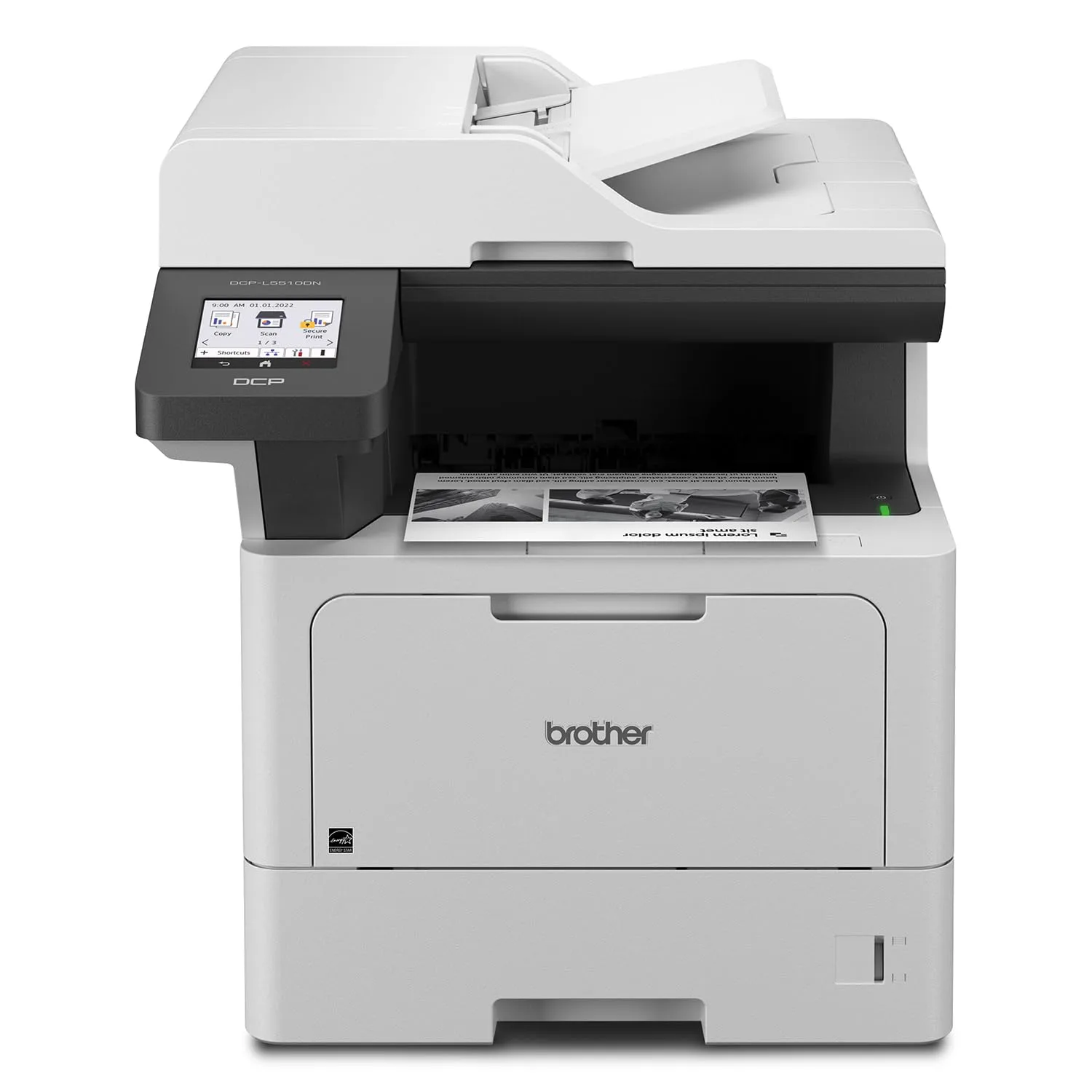Brother DCP-L5510DN Business Monochrome Laser All-in-One Printer with Duplex and Networking