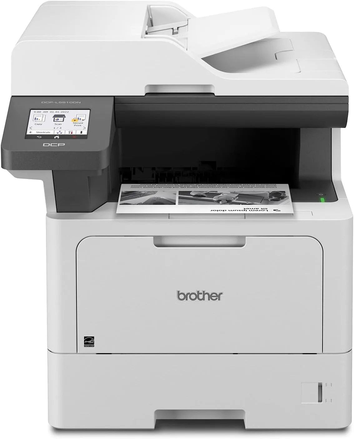 Brother DCP-L5510DN Business Monochrome Laser All-in-One Printer with Duplex and Networking