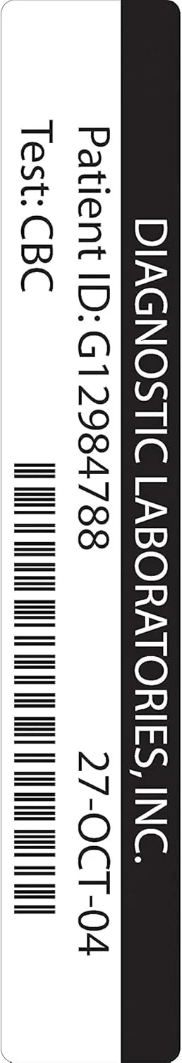 Brother DK-1203 Die-Cut File Folder Labels, White Dura-Coated