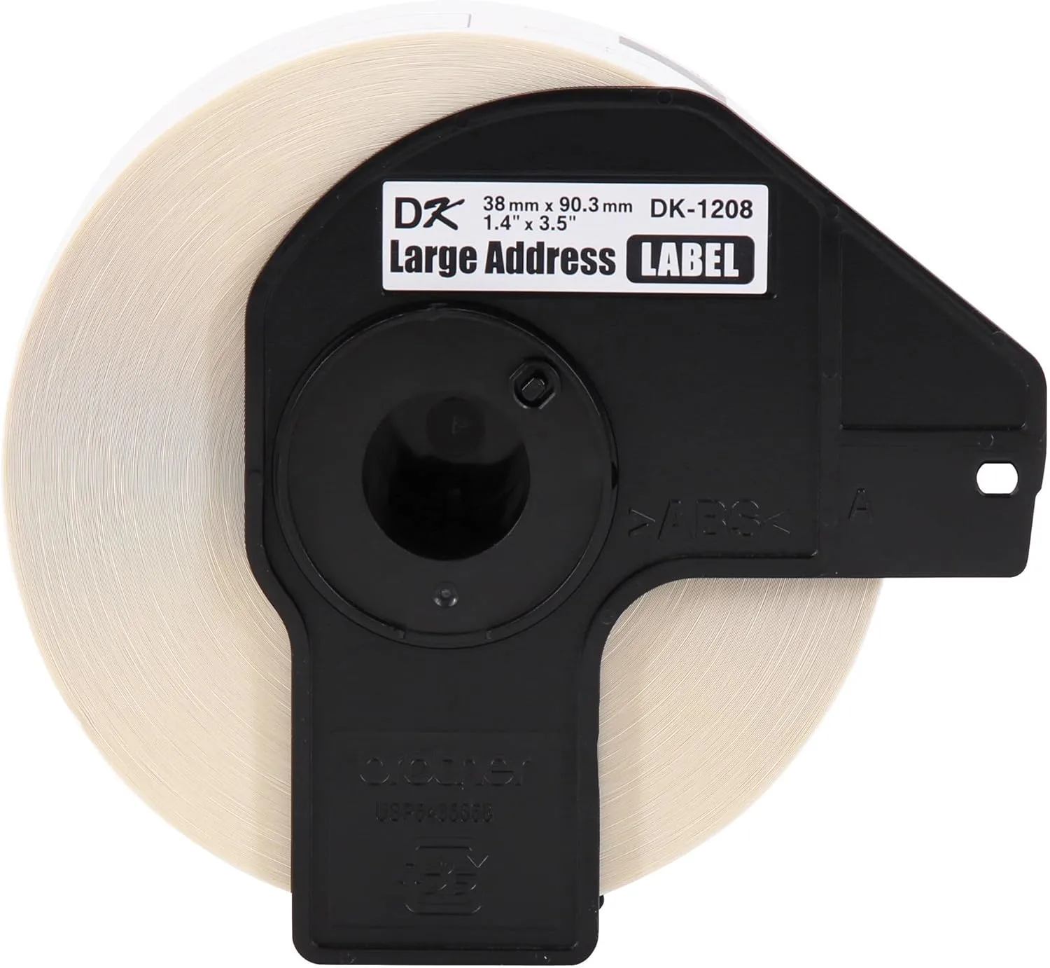 Brother DK-1208 Die-Cut Large Address Labels, 3 Rolls (400/roll) - DK12083PK