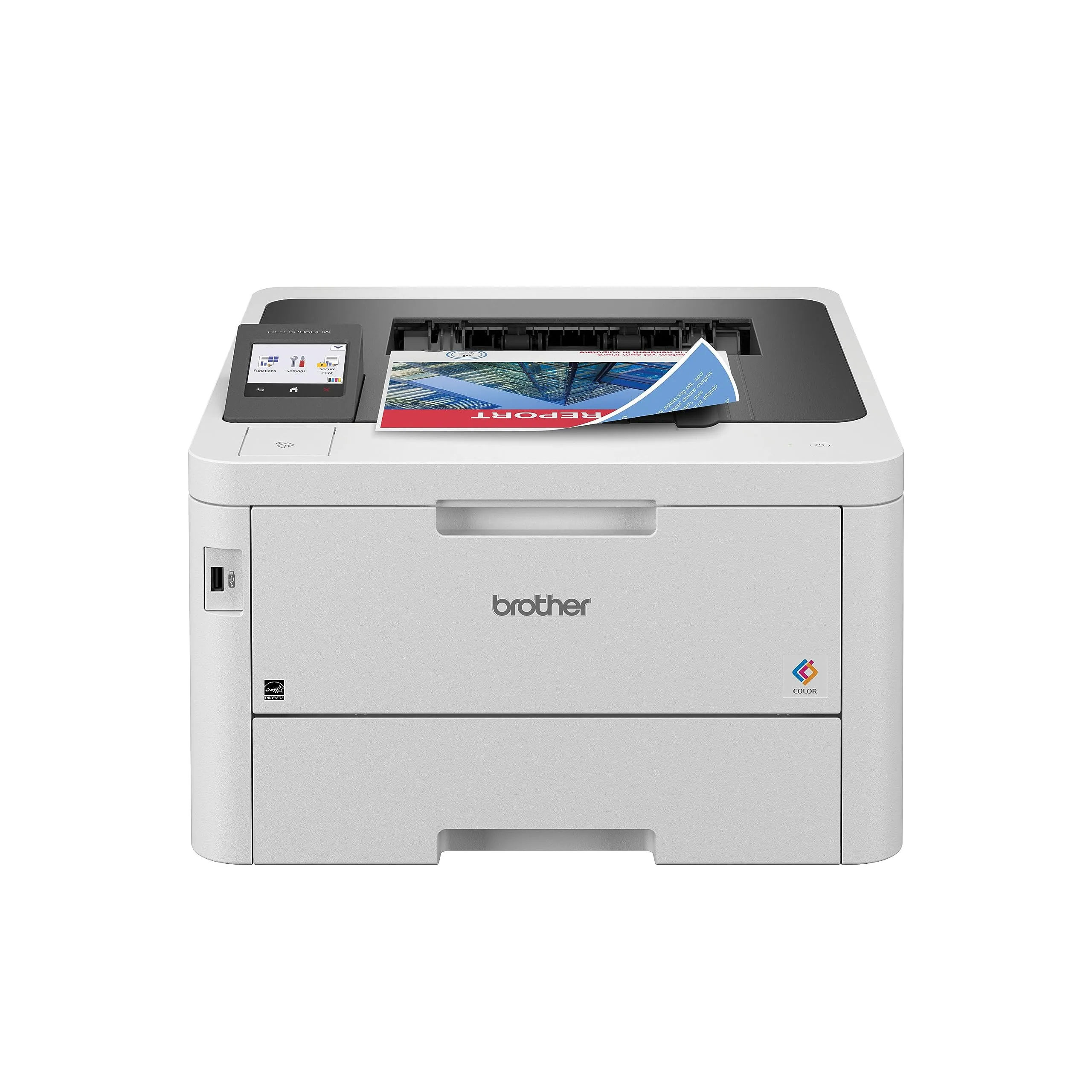 Brother HL-L3295CDW Wireless Compact Digital Color Printer with Duplex, NFC & Ethernet