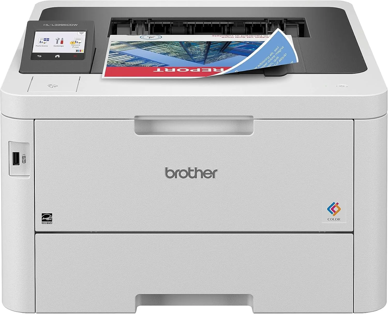 Brother HL-L3295CDW Wireless Compact Digital Color Printer with Duplex, NFC & Ethernet