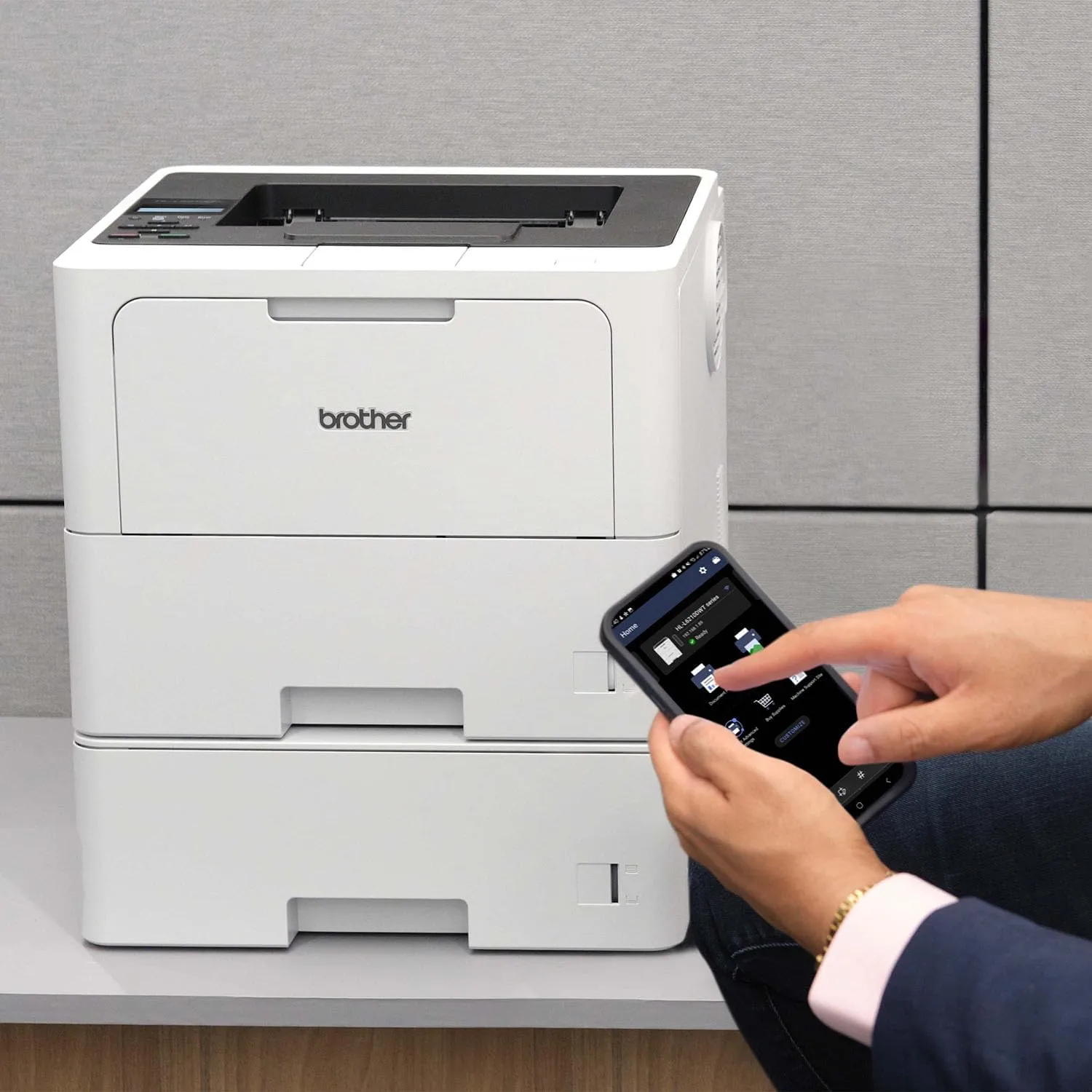 Brother Business Wireless Monochrome Laser Printer