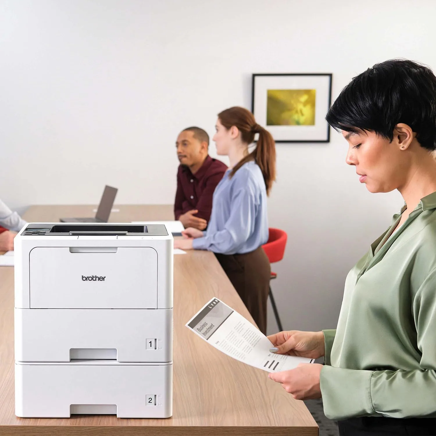 Brother Business Wireless Monochrome Laser Printer