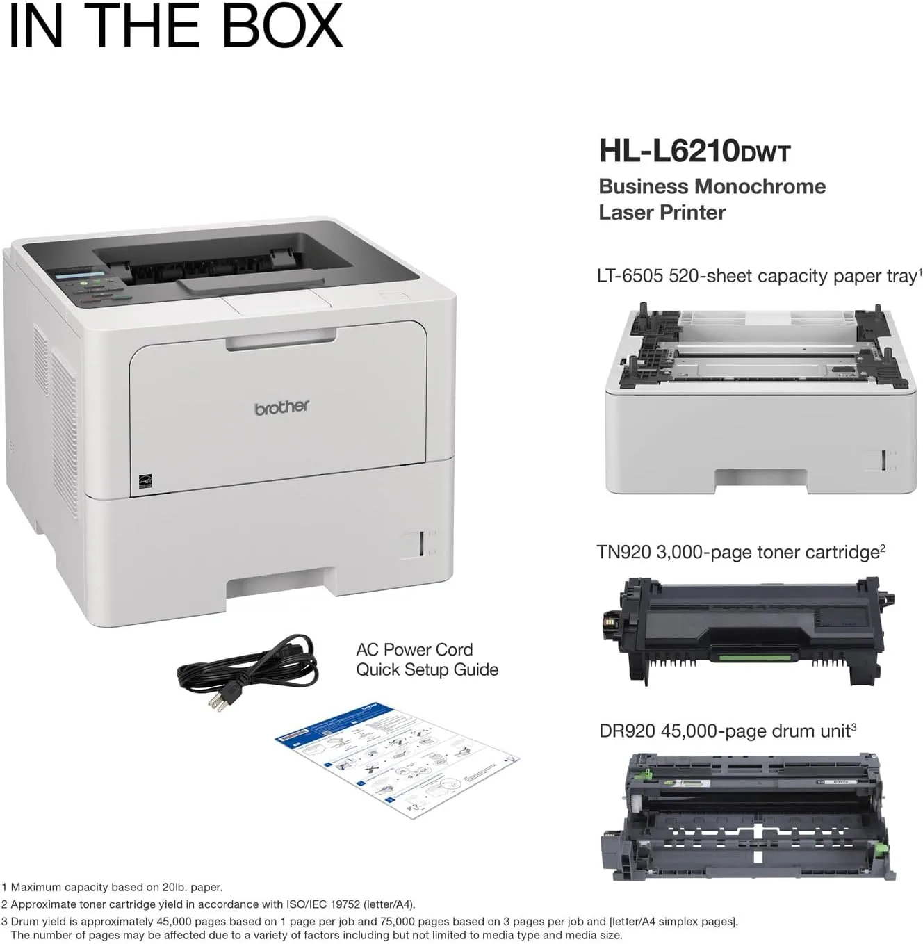 Brother Business Wireless Monochrome Laser Printer