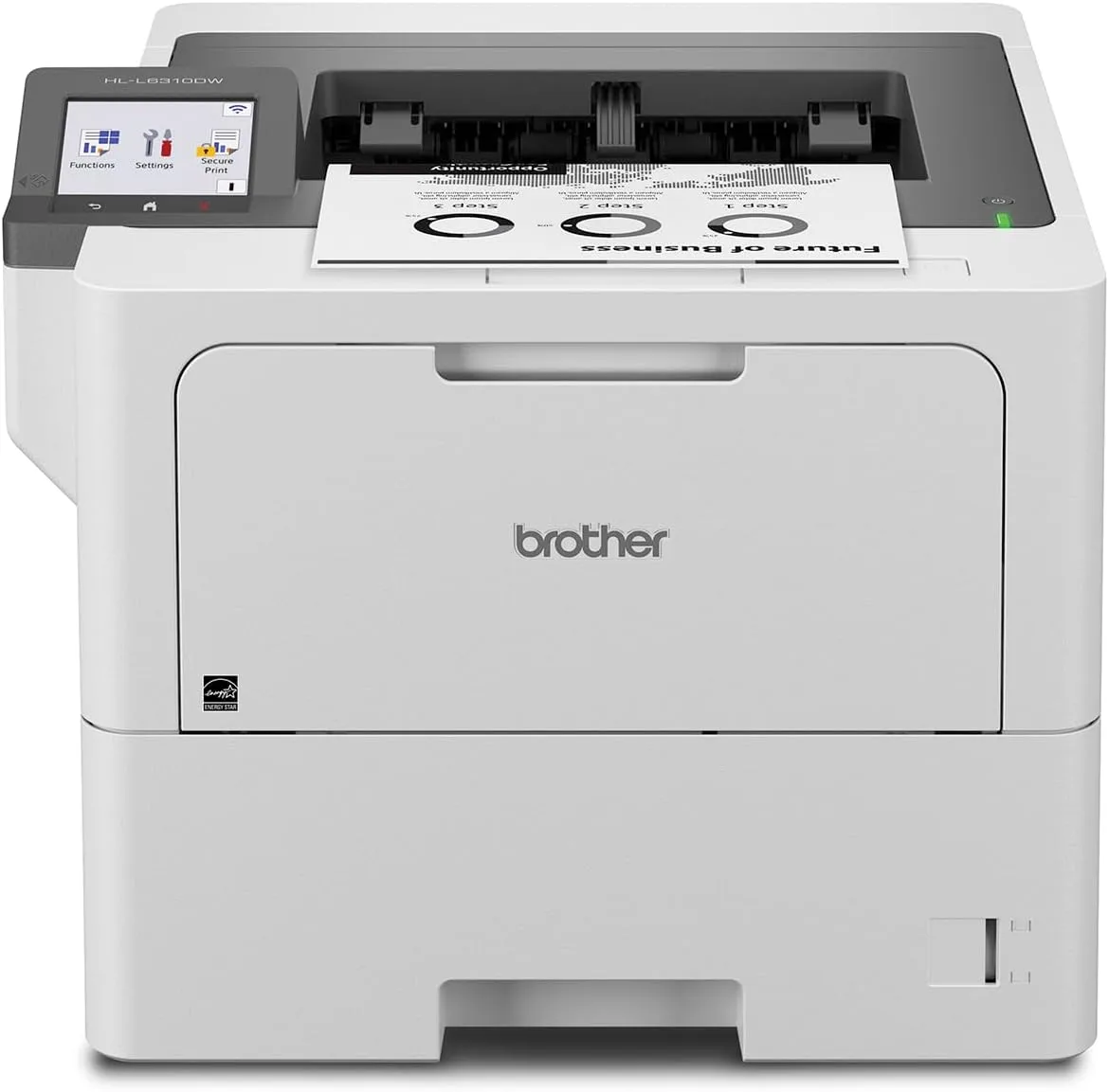 Brother HL-L6310DW Enterprise Monochrome Laser Printer with Low-cost Printing, Wireless Networking, and Large Paper Capacity