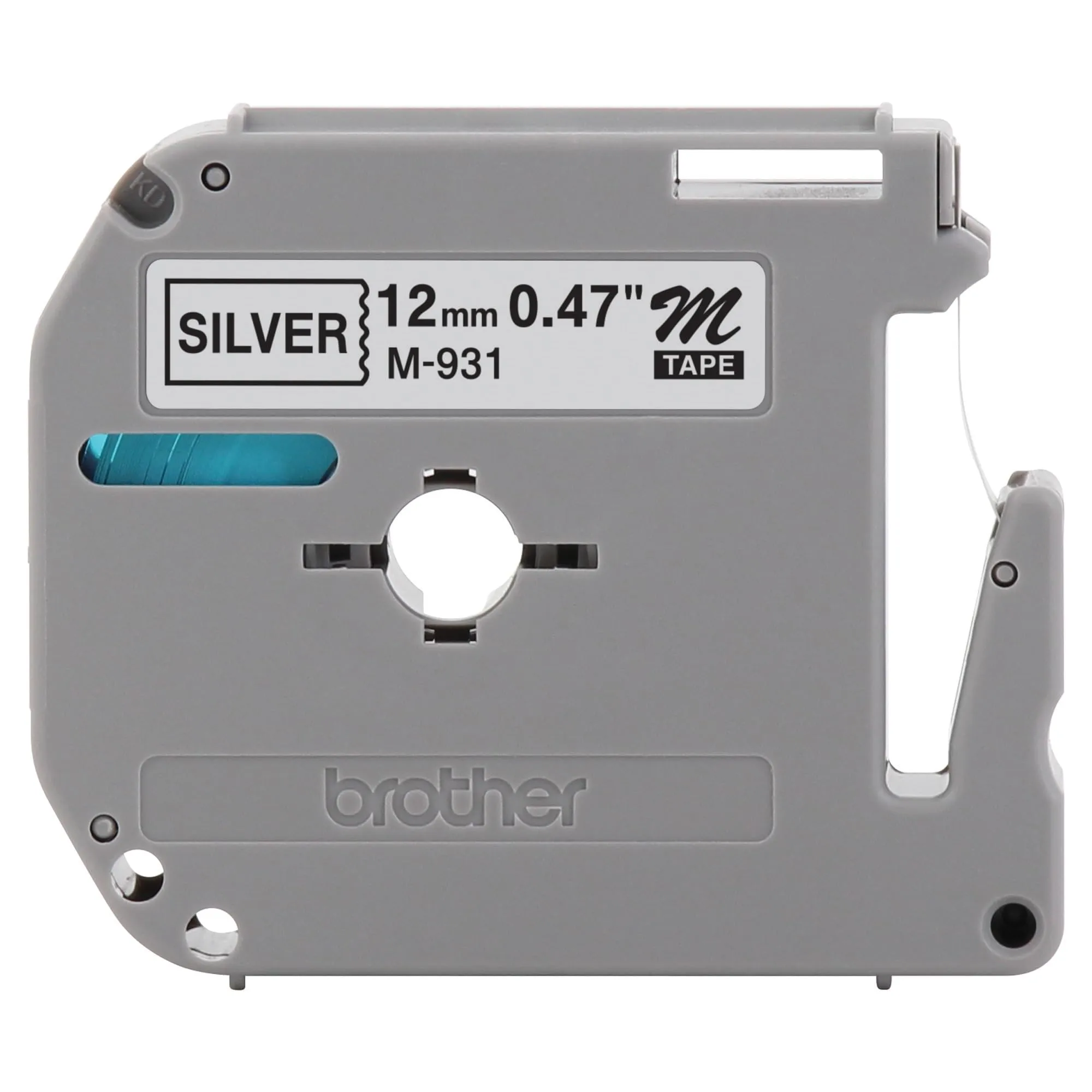 Brother P-Touch M Series 1/2 (12mm) Label Tape 26.2 ft
