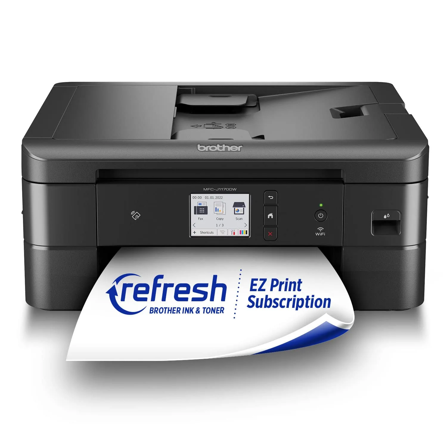 BROTHER Wireless Color Inkjet All-in-One Printer with 2.7" Color Touchscreen, Duplex, 20-Sheet ADF