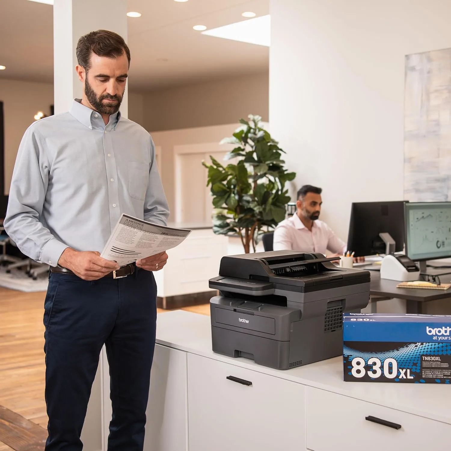 BROTHER Monochrome All-in-One Laser Printer (Wireless Duplex)
