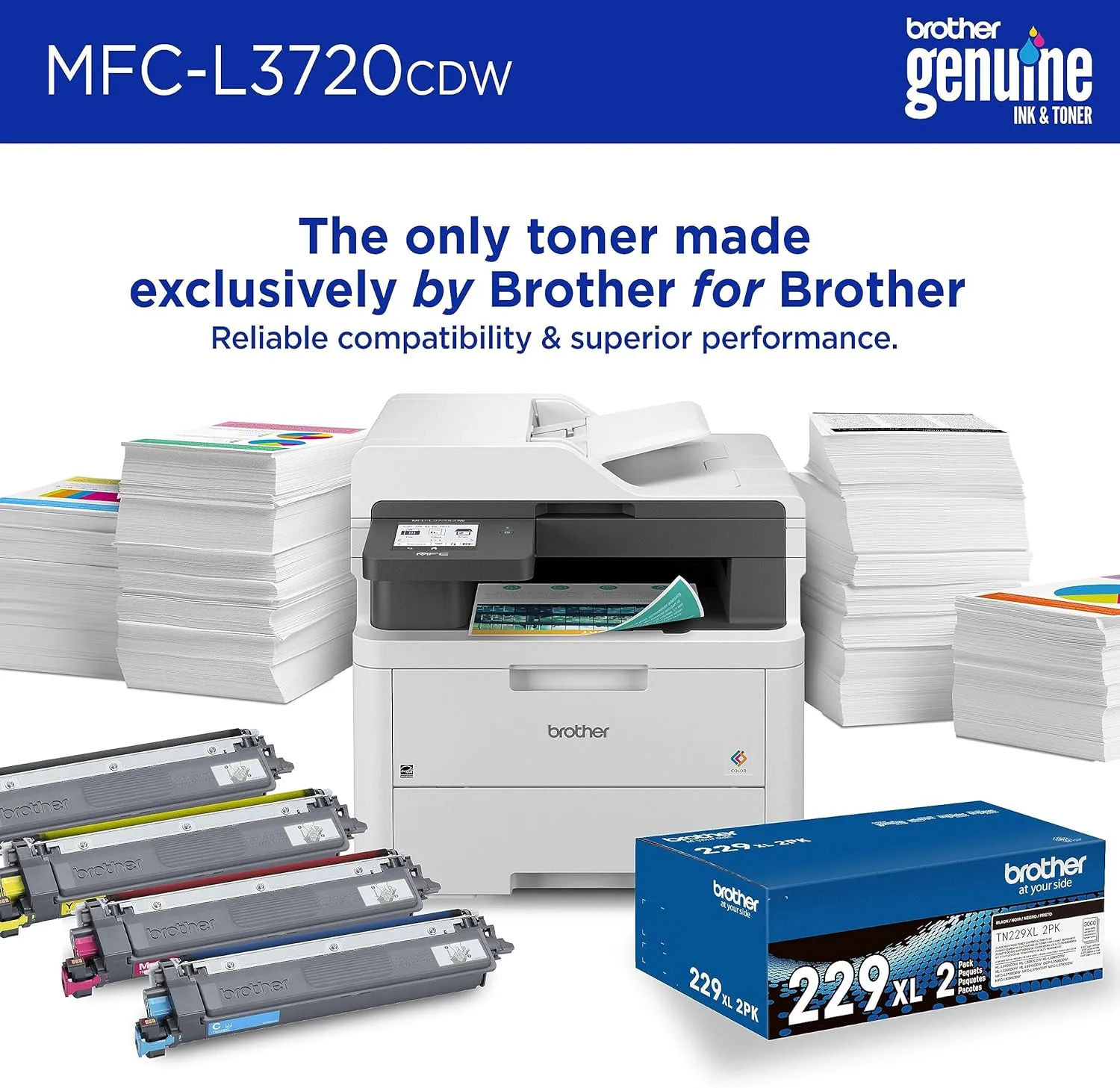 Brother Wireless Digital Color All-in-One Printer