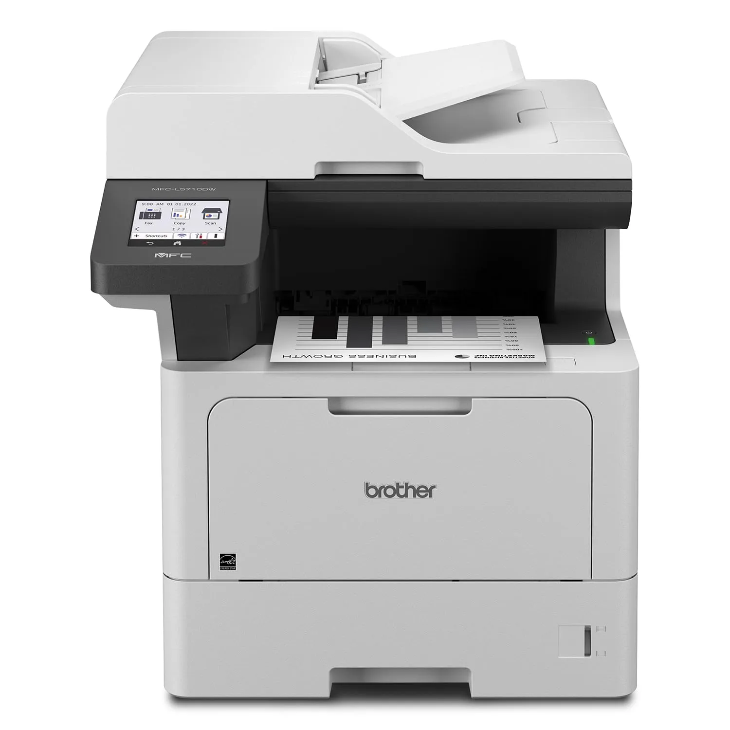 Brother MFC-L5710DW Business Monochrome Laser All-in-One Printer with Wireless Networking and Duplex Print, Scan, and Copy