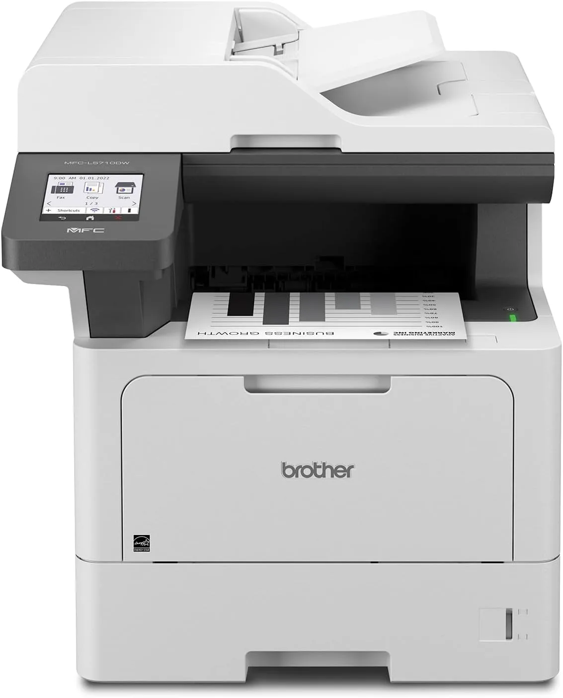 Brother MFC-L5710DW Business Monochrome Laser All-in-One Printer with Wireless Networking and Duplex Print, Scan, and Copy