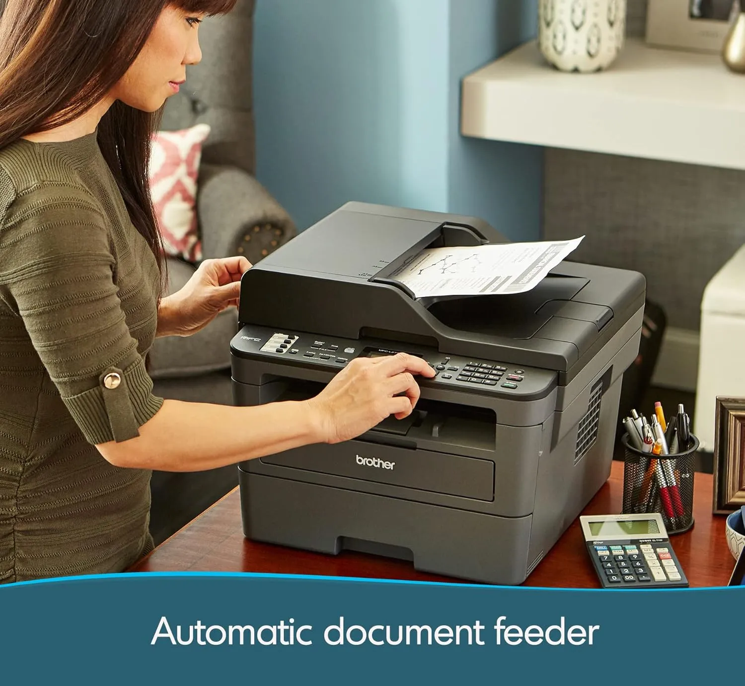 BROTHER Monochrome All-in-One Laser Printer (Wireless Duplex)
