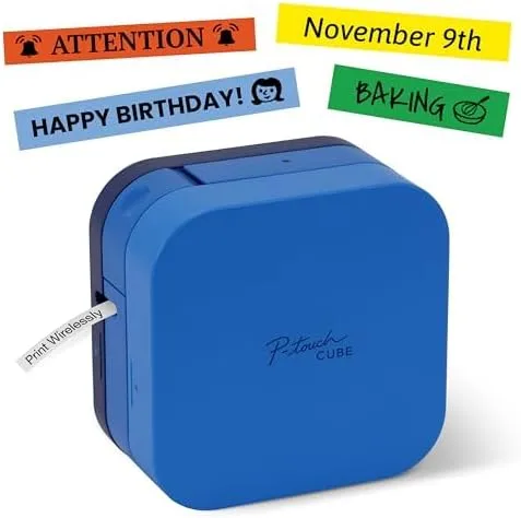 Brother P-touch CUBE Bluetooth Label Maker PTP300BT