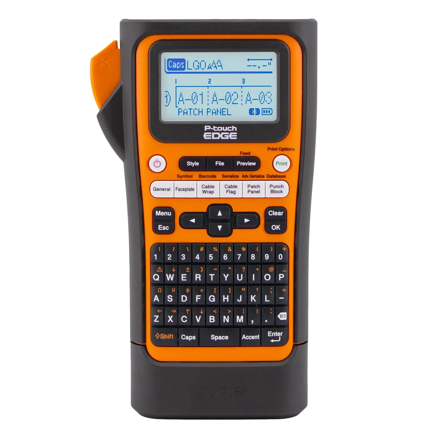 Brother P-touch EDGE Handheld Industrial Label Printer