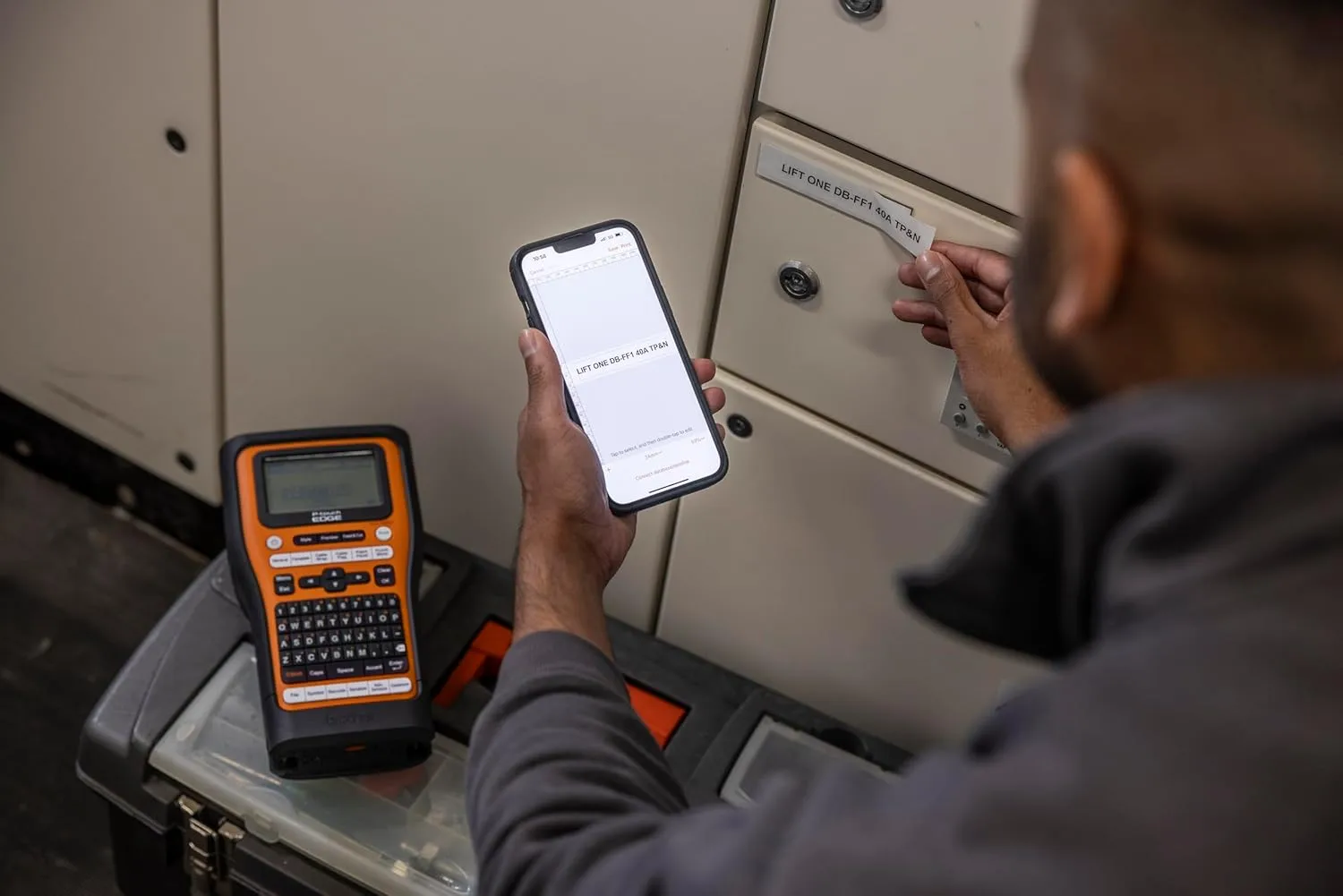 Brother P-touch EDGE Handheld Industrial Label Printer