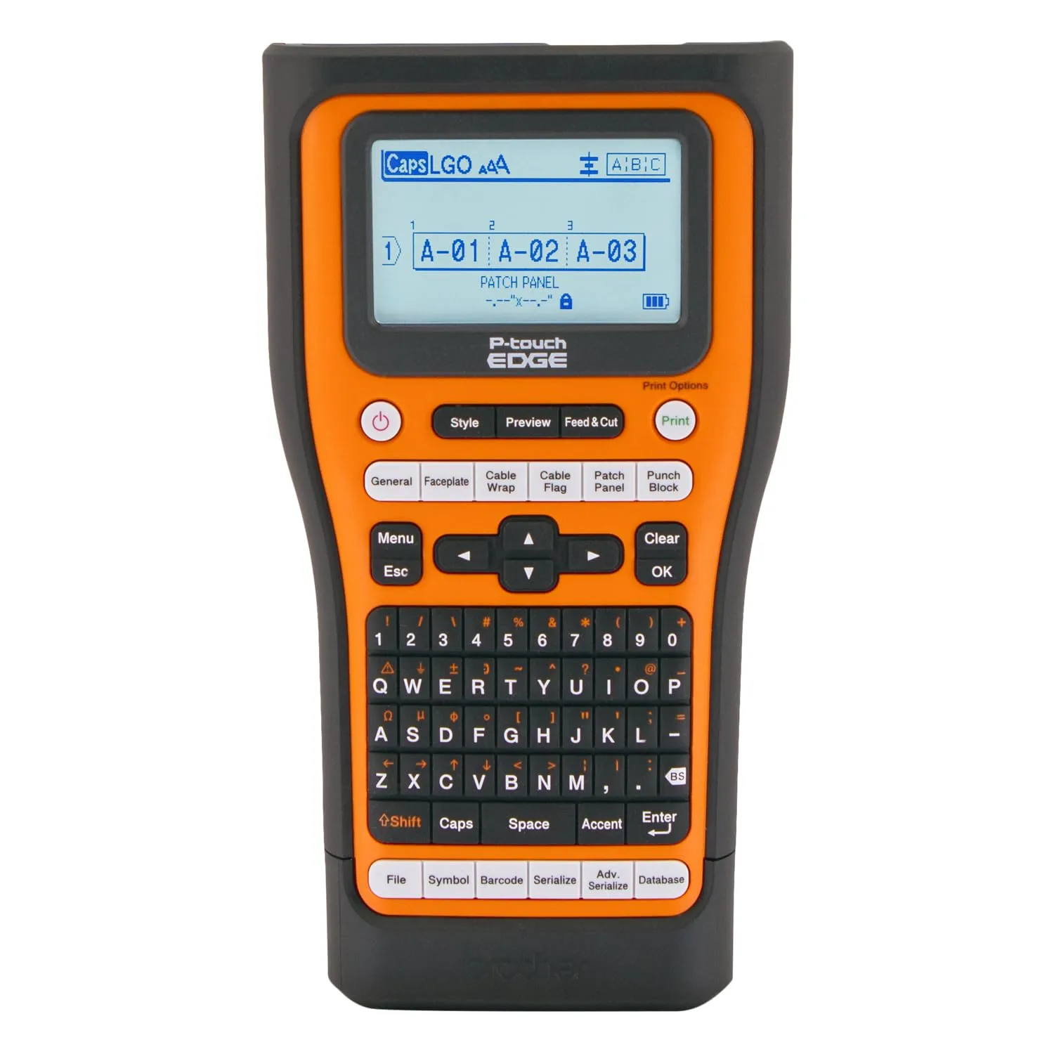 Brother P-touch EDGE Handheld Industrial Label Printer