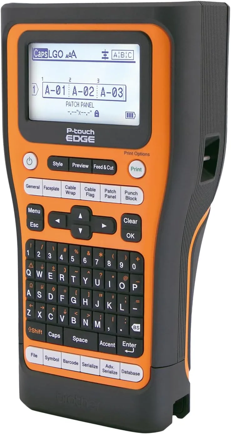 Brother P-touch EDGE Handheld Industrial Label Printer