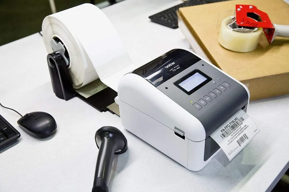 BROTHER 4-inch Thermal Desktop Label and Barcode Printer
