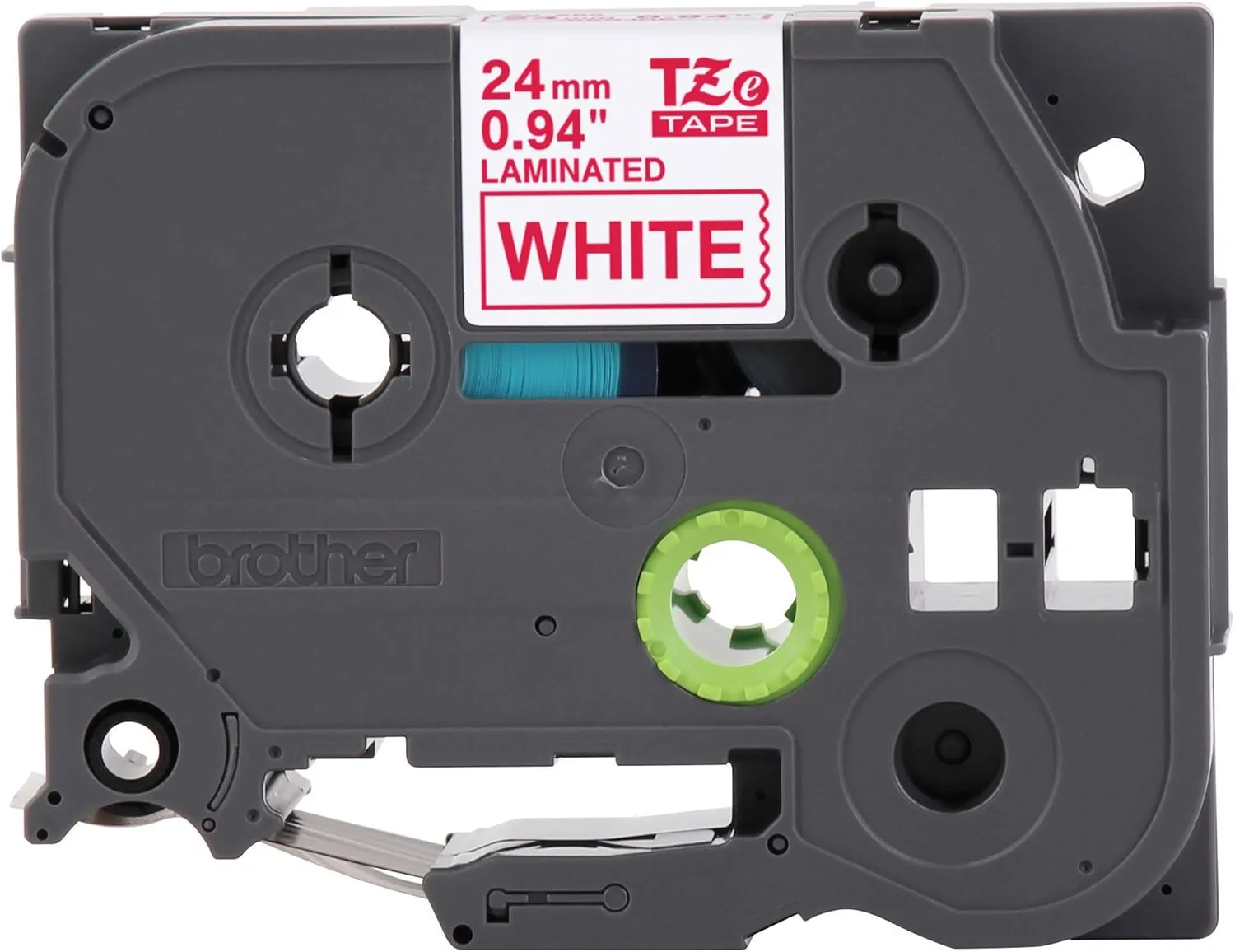 Brother Genuine P-Touch TZe Laminated Label Tape, 1" (24mm) x 26.2ft (8m)