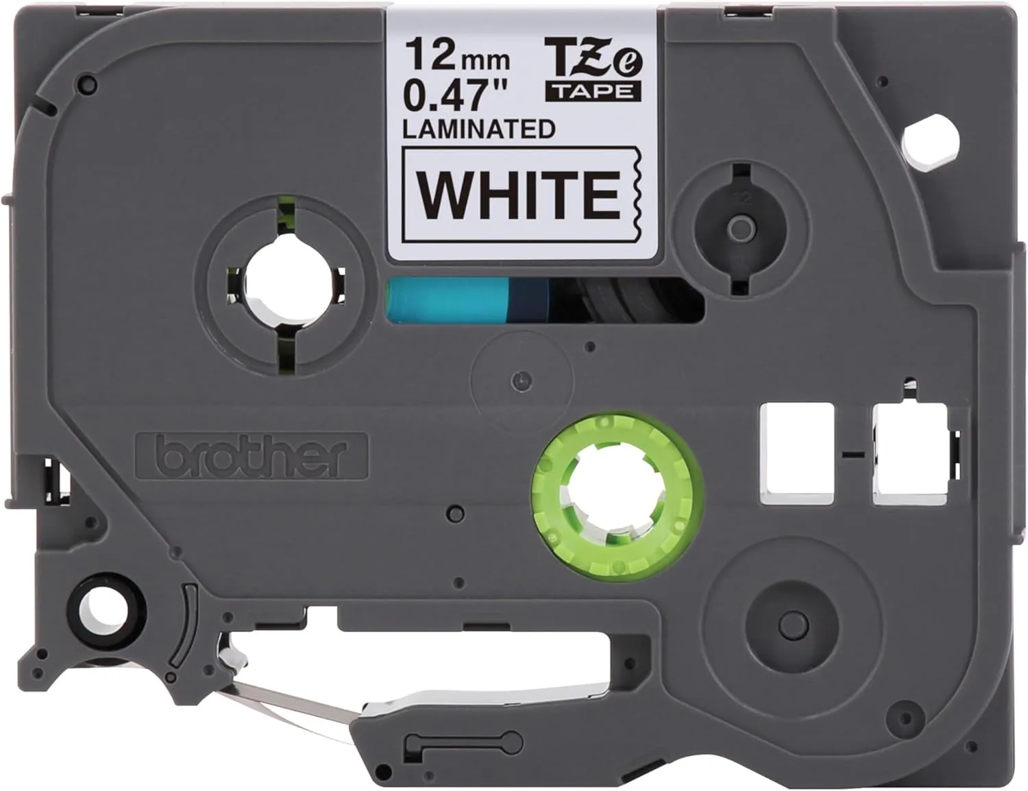 BROTHER Genuine TZe231 Laminated Label Tape 12mm Black on White