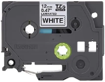 BROTHER Genuine TZe231 Laminated Label Tape 12mm Black on White