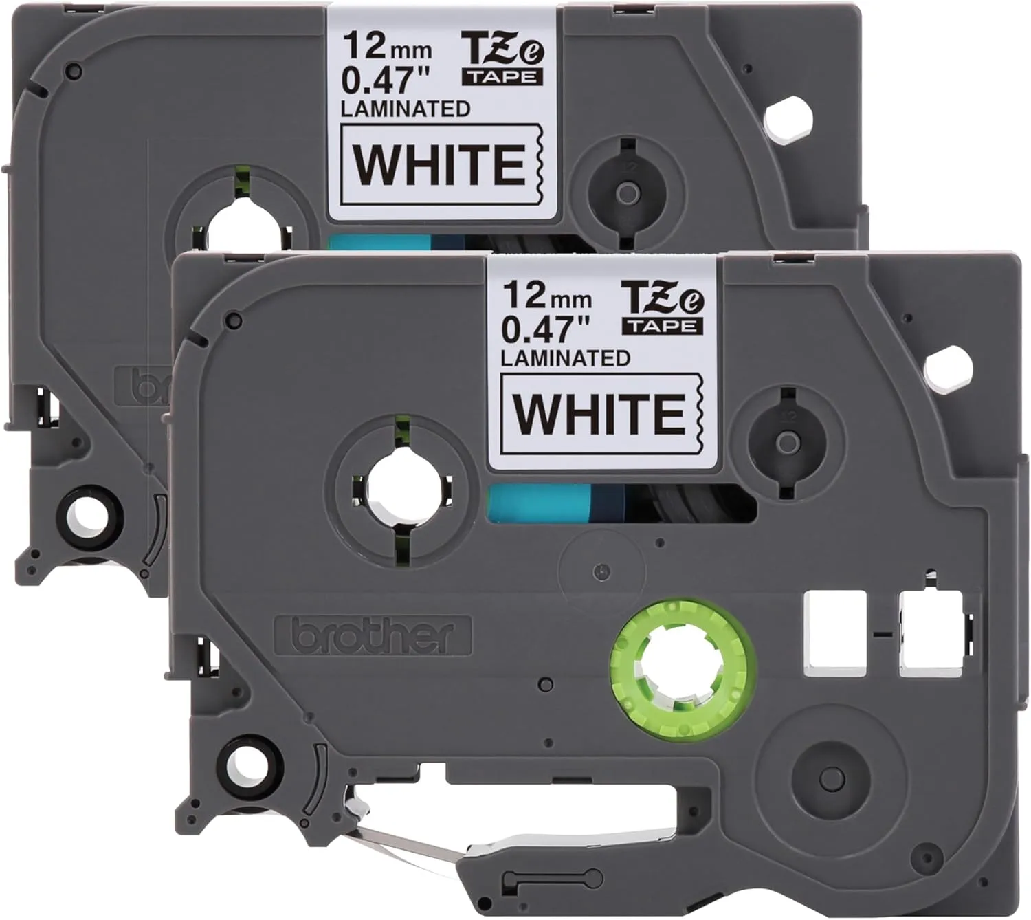 BROTHER Genuine TZe231 Laminated Label Tape 12mm Black on White