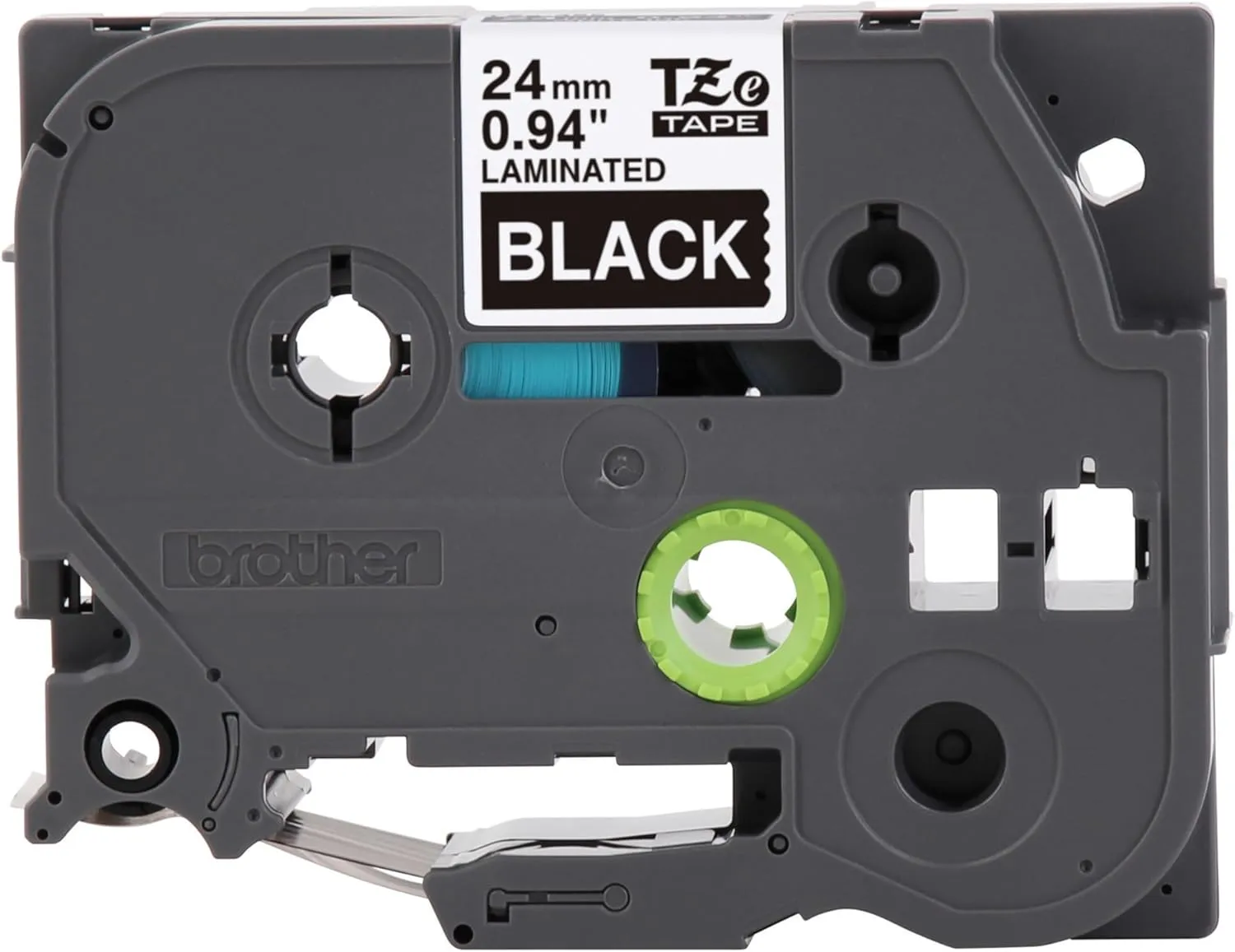Brother Genuine P-Touch TZe Laminated Label Tape, 1" (24mm) x 26.2ft (8m)