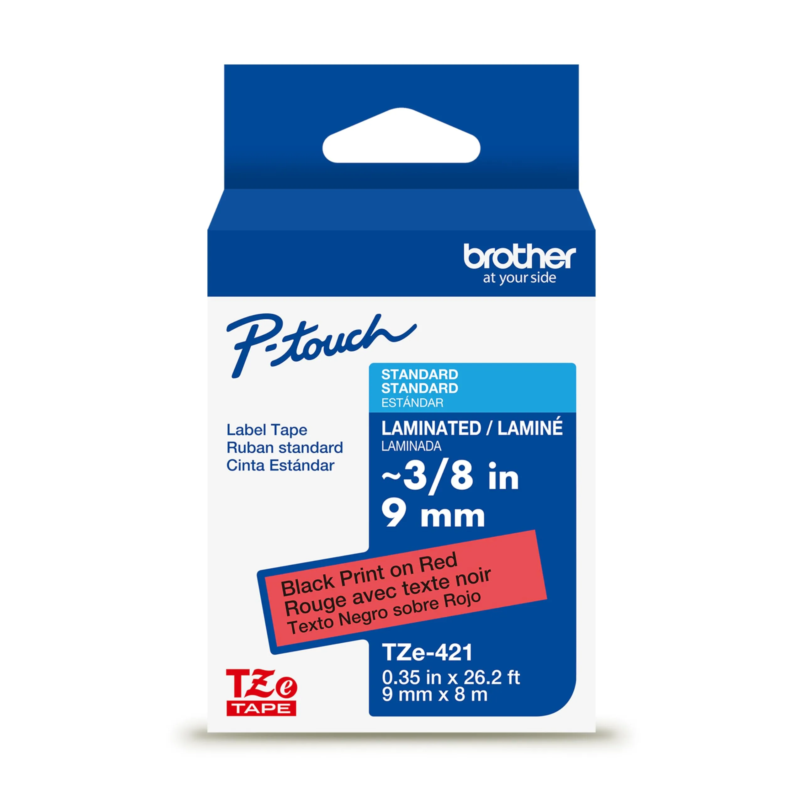 Brother Genuine P-Touch TZe Laminated Label Tape