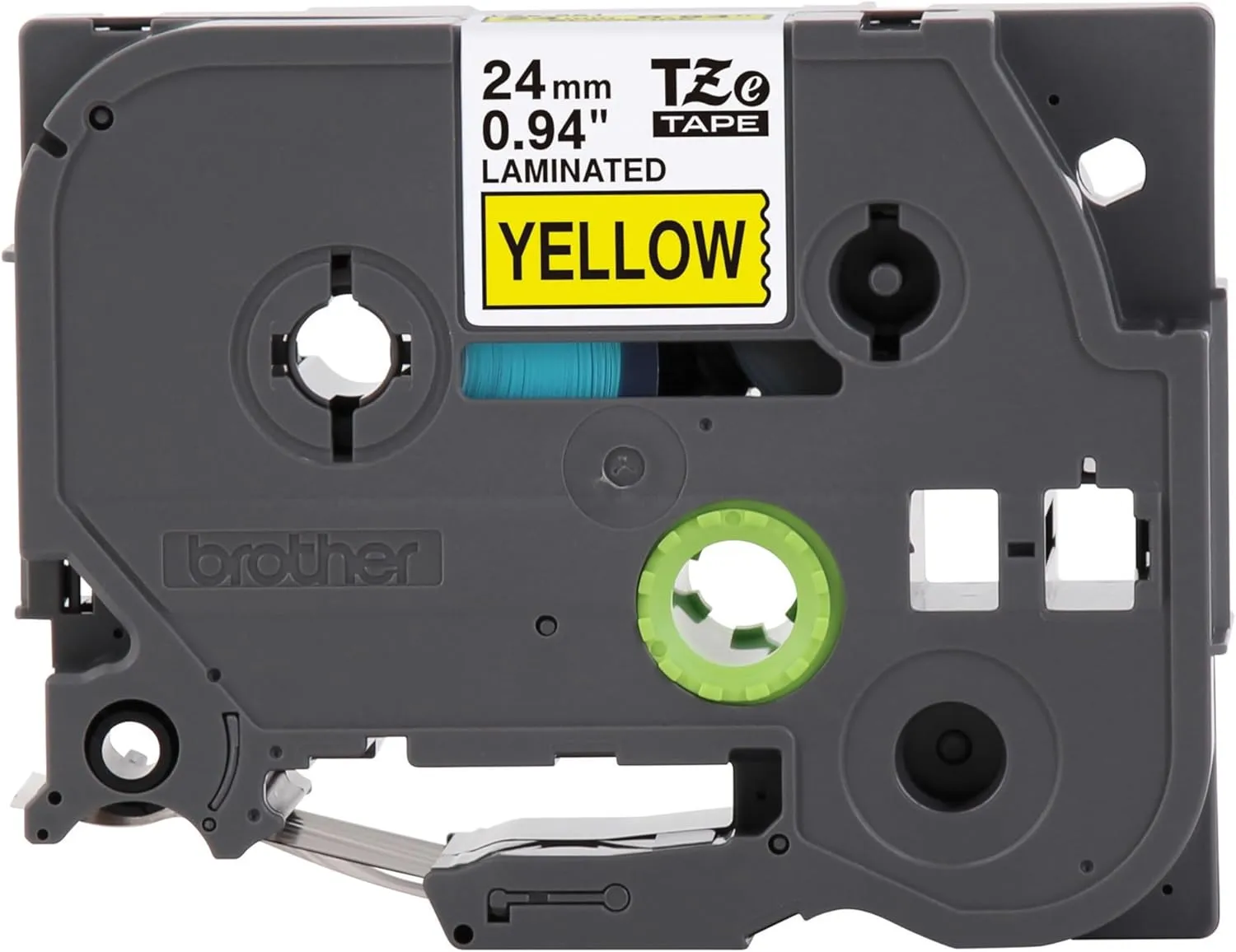 Brother Genuine P-Touch TZe Laminated Label Tape, 1" (24mm) x 26.2ft (8m)