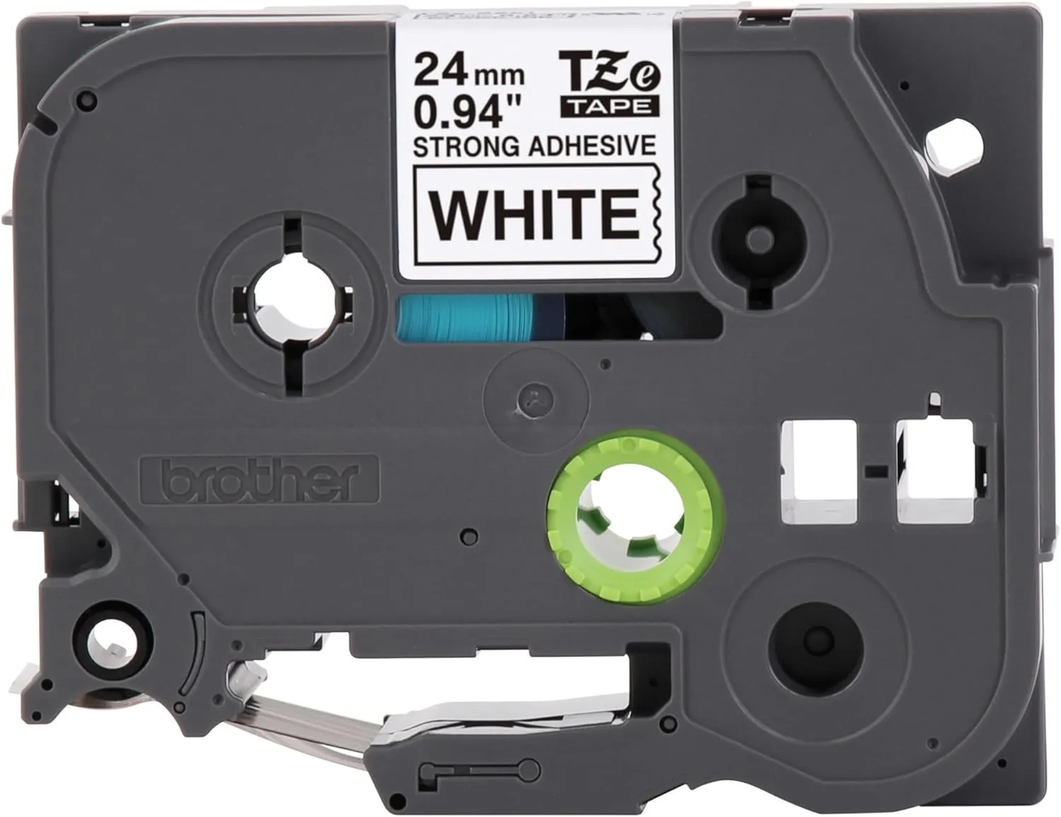 Brother Genuine P-Touch TZe Laminated Label Tape, 1" (24mm) x 26.2ft (8m)